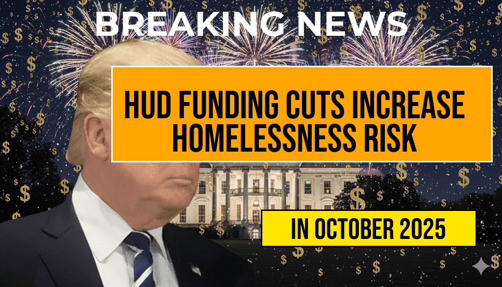 Homelessness Risk Escalates as HUD Funding Drops from 3.3 Billion to 1.1 Billion, Leaving $170,000 Vulnerable