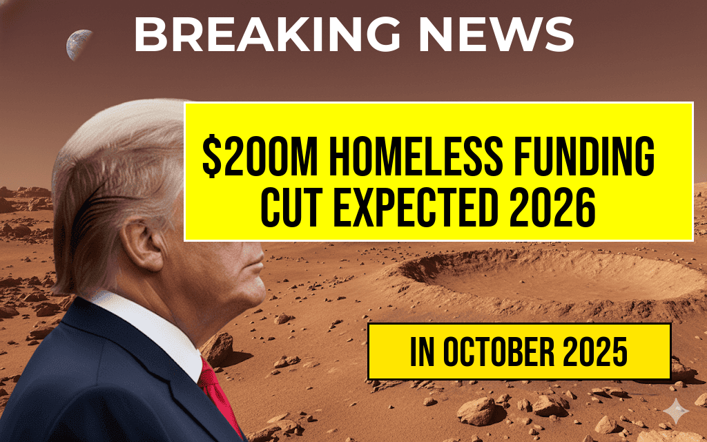 Potential $200 Million Funding Cut to Homeless Programs Expected in 2026