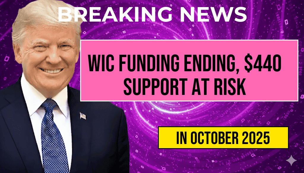WIC Funding Set to Expire in Weeks, Potentially Eliminating $440 Monthly Support